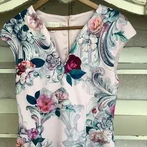 Ted baker hot sale pink floral dress